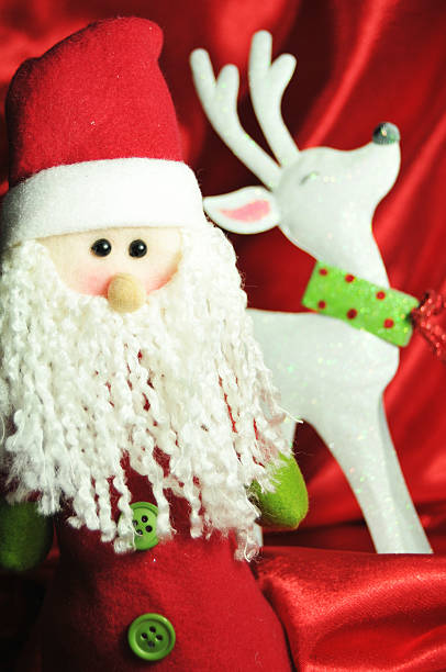 istock Santa and reindeer 185888330