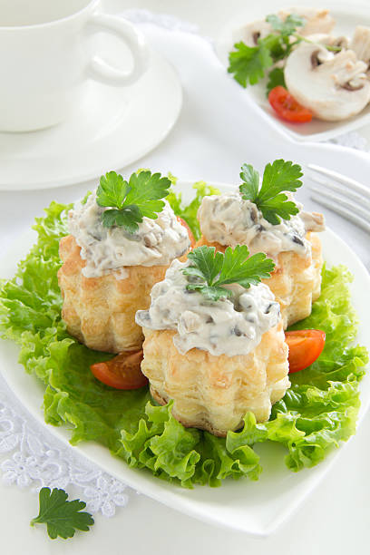 istock vol-au-vent with mushroom and chicken 185888865