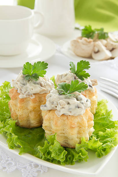 istock vol-au-vent with mushroom and chicken 185888870