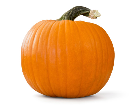pumpkin with clipping path