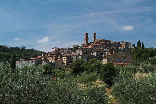Tuscan Town stock photo