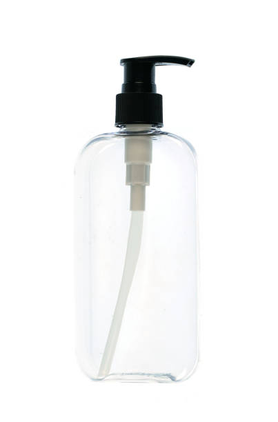 istock template of realistic transparent plastic bottles with dispenser pump for liquid 1858894708