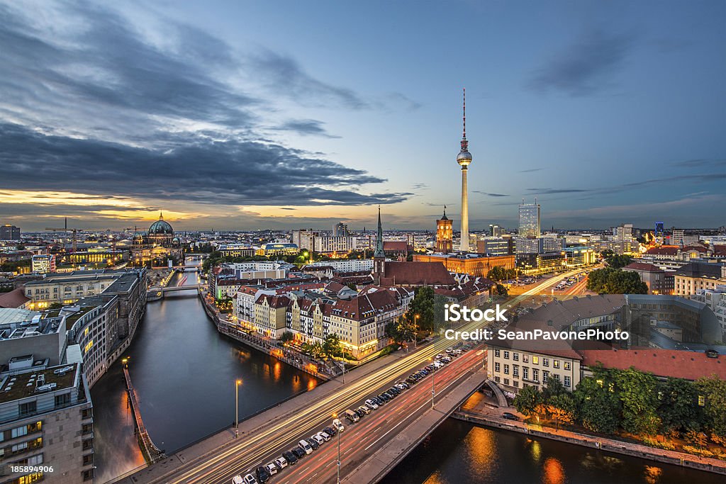 Ciudad de Berlín - Foto de stock de Berlín libre de derechos