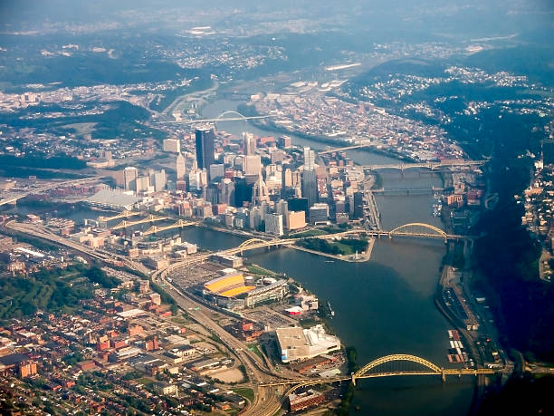 Pittsburgh Aerial stock photo