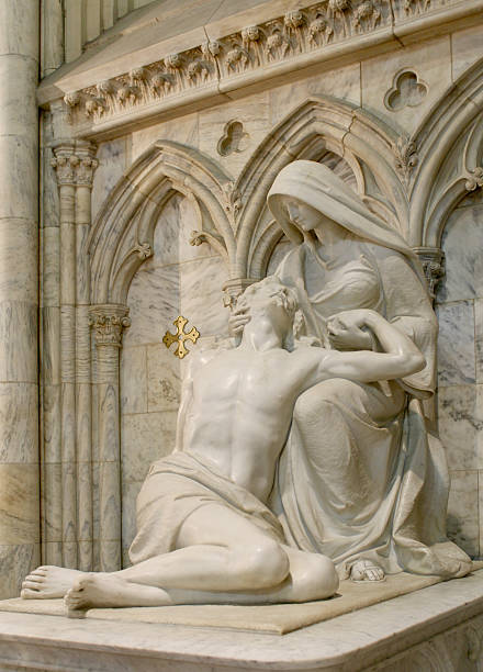 istock St. Patrick's, a Neo-Gothic-style Roman Catholic cathedral 185896229