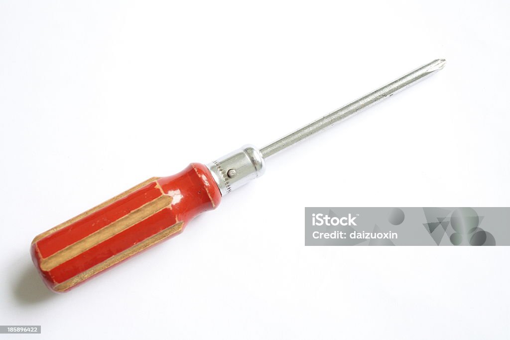 screwdriver screwdriver on white background Carpenter Stock Photo