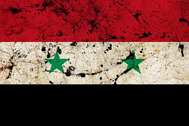 istock Syria dirty grunge flag 185896647