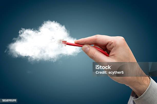 Cloud Computing Connecting Ethernet Cable Stock Photo - Download Image Now - Accessibility, Adult, Advice