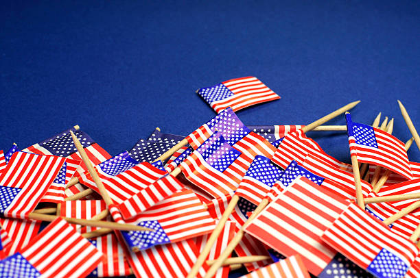 istock USA Stars and Stripes flags background 185899762