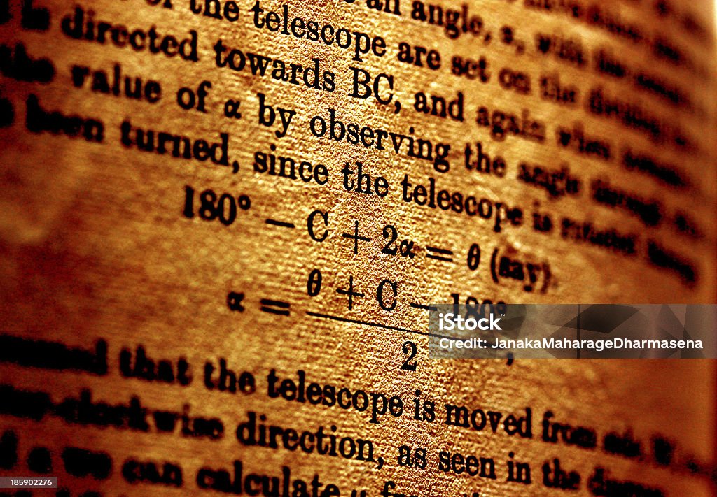 Sfondo matematico - Foto stock royalty-free di Algebra