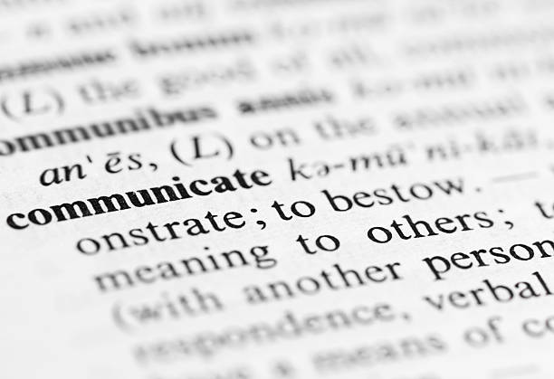 istock Close up of communicate definition 185902806
