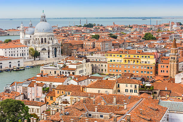 istock Grand Canal and Basilica on sunny day, Venice 185905172