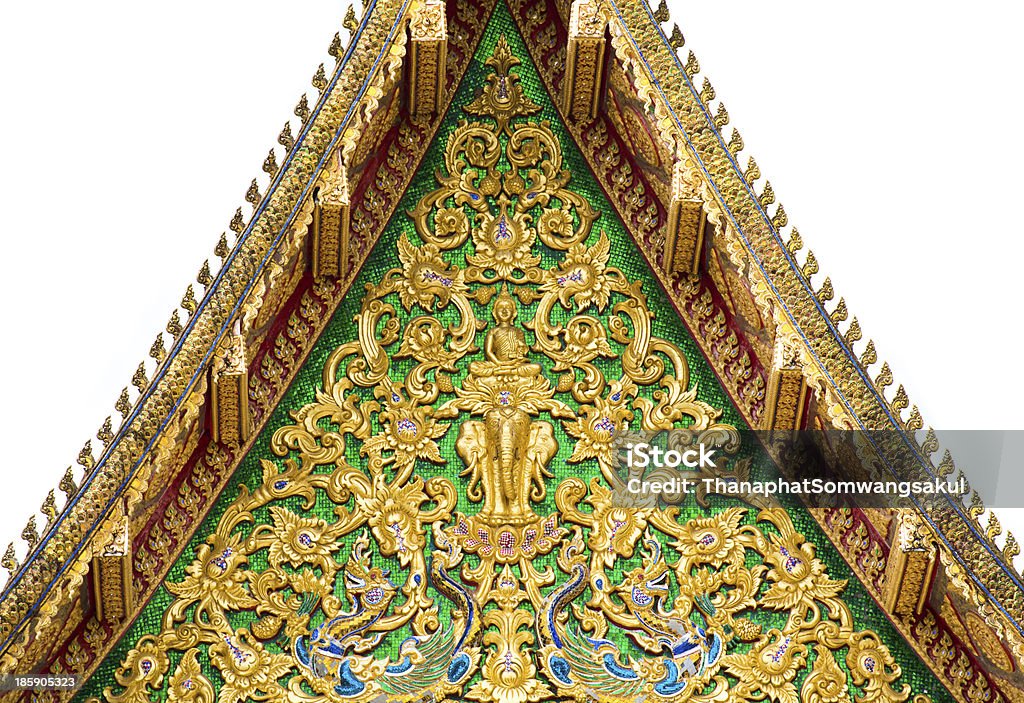 Thailand Traditional Pattern at temple Thailand Traditional Pattern at  Wat Wiang Phan, Chiangrai, Thailand Ancient Stock Photo