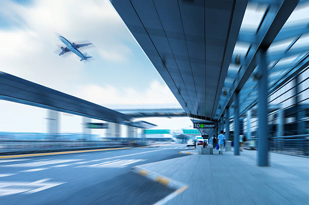 istock Shanghai Pudong Airport road 185907352