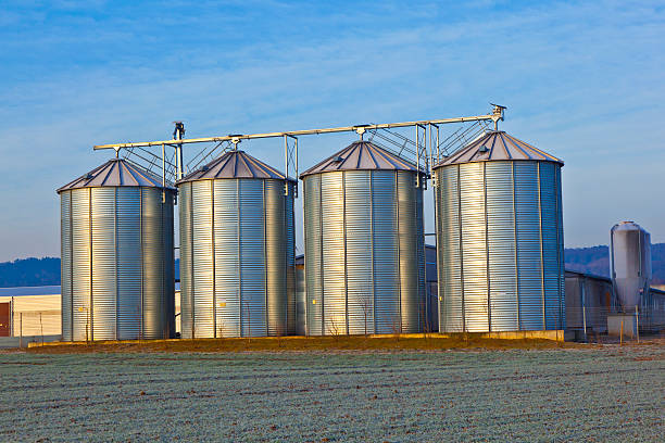 istock silos in the middle of a field 185907674