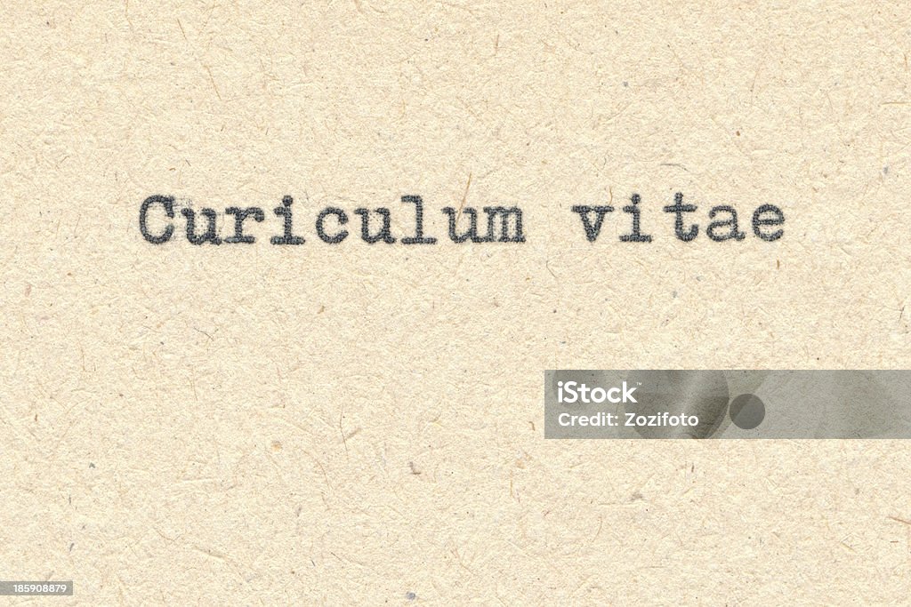 Curiculum vitae - Photo de CV libre de droits