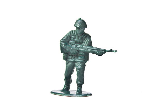 istock Miniature toy soldier 185911492