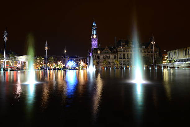 bradford city park - bradford england foto e immagini stock