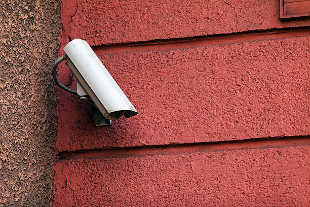 Telecamera di sicurezza - foto stock