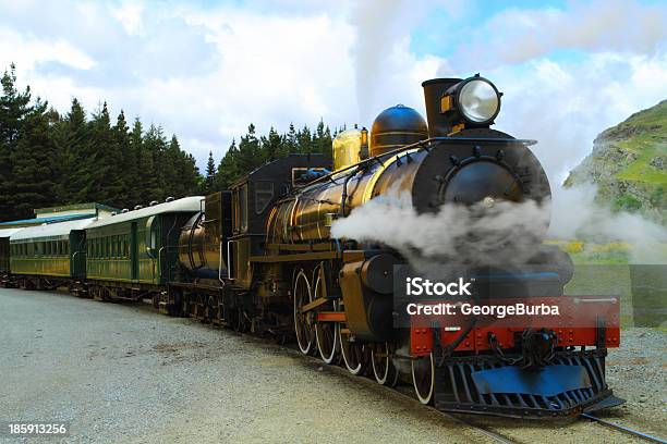 Foto de Trem A Vapor e mais fotos de stock de Nova Zelândia - Nova Zelândia, Locomotiva a vapor, Trem