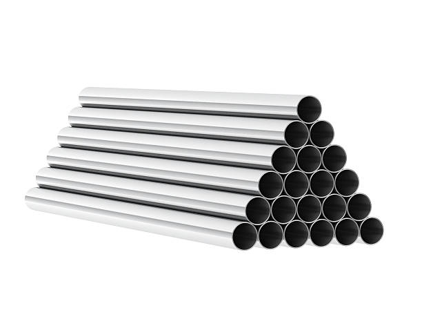 istock 3d render of metal tubes 185914804