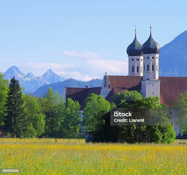 Foto de Benediktbeuern Abbey e mais fotos de stock de Abadia - Mosteiro - Abadia - Mosteiro, Alemanha, Alpes europeus