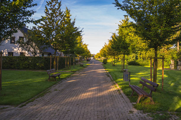 istock A way out of a village. 1859151785