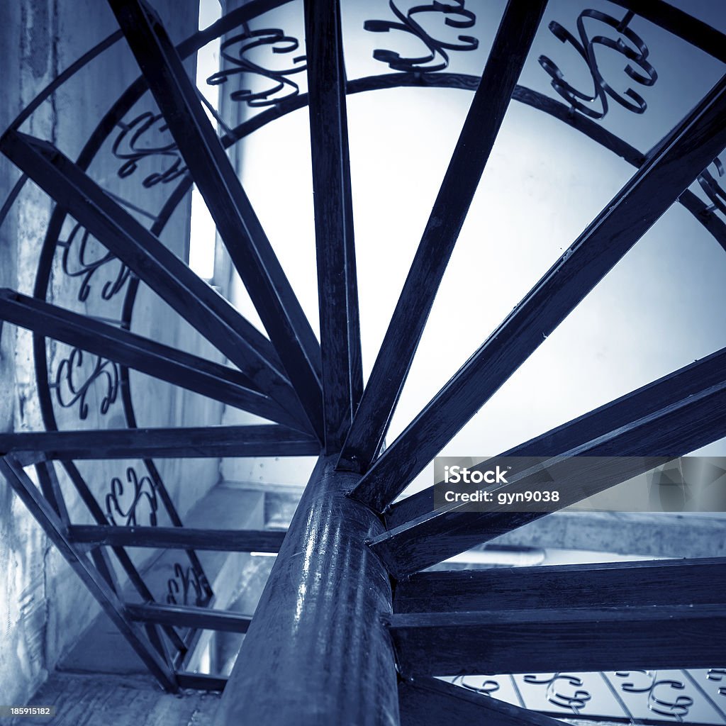 Spirala schody - Zbiór zdjęć royalty-free (Abstrakcja)