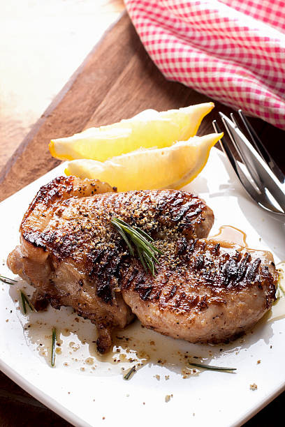istock Kurobuta pork steak 185915614