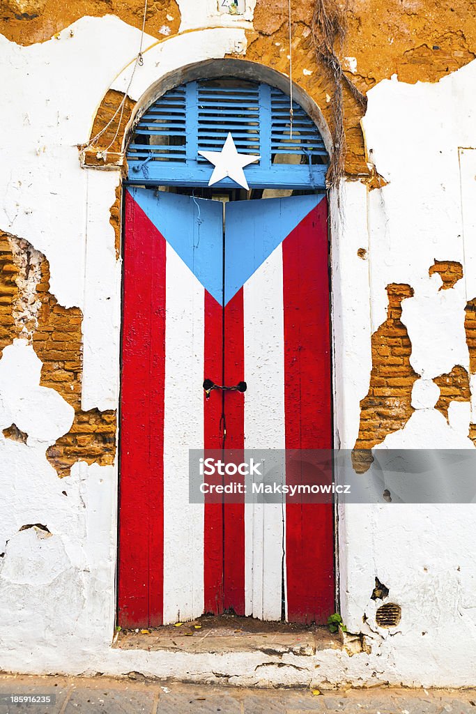 Architettura della città vecchia di San Juan - Foto stock royalty-free di Portorico