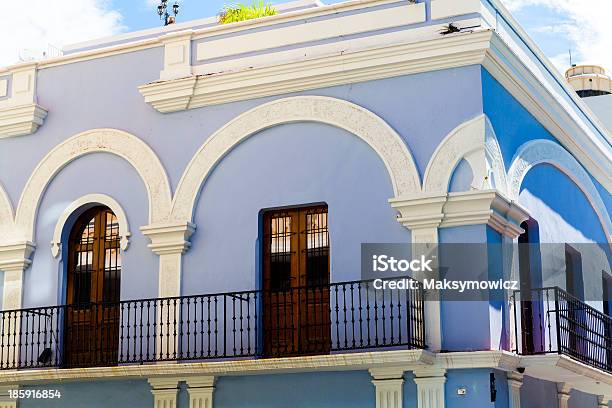 Foto de Arquitetura Na Cidade Velha San Juan e mais fotos de stock de Afresco - Afresco, Antigo, Apartamento