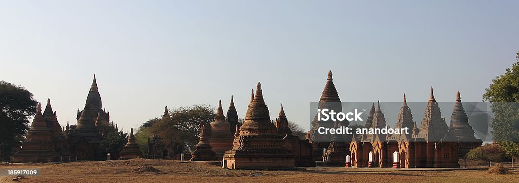 Pagoden von Bagan - Lizenzfrei Architektur Stock-Foto