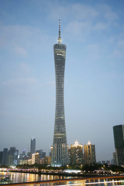 istock Canton Tower landscape in the evening 1859178524
