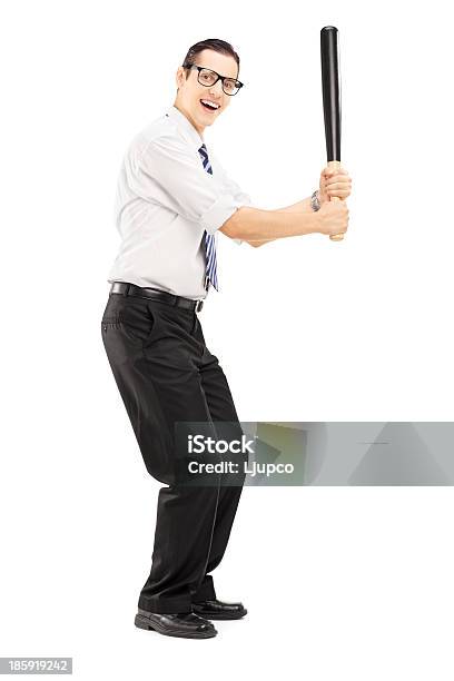 Person With A Baseball Bat Prepared To Strike Stock Photo - Download Image Now - Activity, Adult, Adults Only