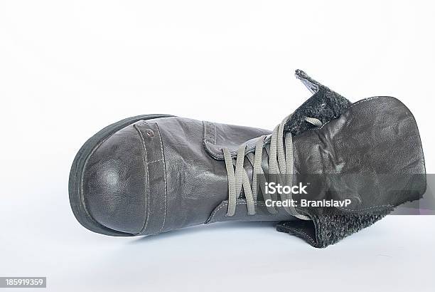 Mans Boots Isolated On White Background Stock Photo - Download Image Now - Art And Craft, Autumn, Boot