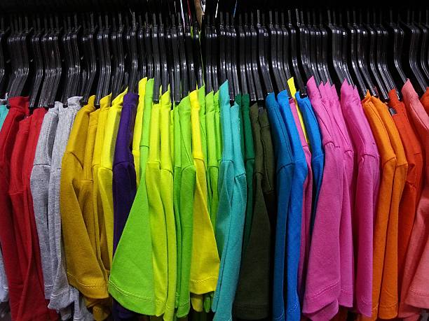 istock colourful T shirt 185919474