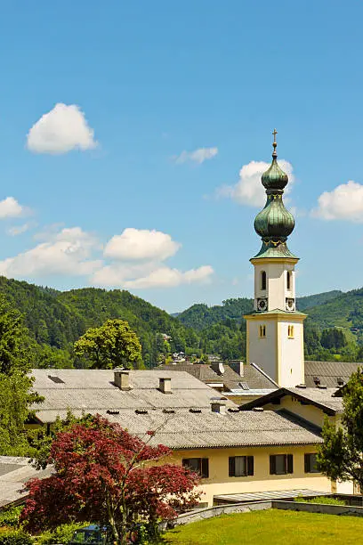 Photo of Church in mountain village