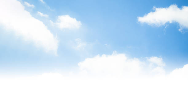 istock Sky Cloud Blue Background Cloudy summer Winter Season Day, Light Beauty Horizon Spring Brigth Gradient Calm Abstract Backdrop Air Nature View Wallpaper Landscape Cyan color Environment, Fluffy Climate 1859203770