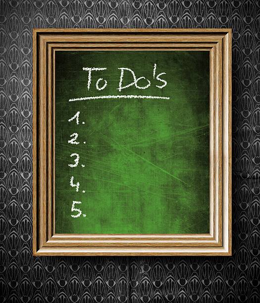 istock To do list with copy-space chalkboard in old wooden frame 185920871