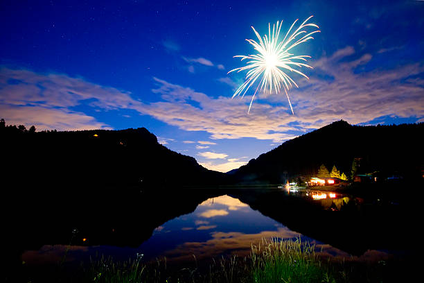 istock Rocky Mountains Private Fireworks Show 3 185921857