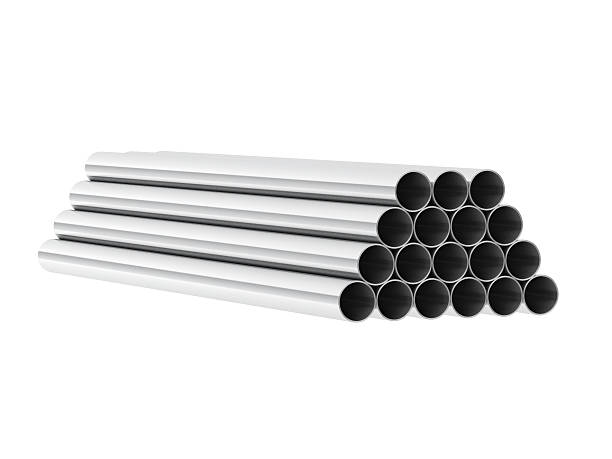 istock 3d render of metal tubes 185922428