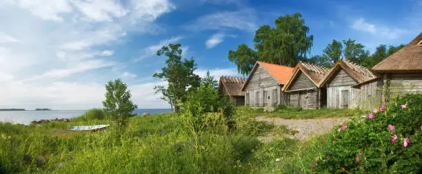 Photo of panoramic view to Altja fishing village