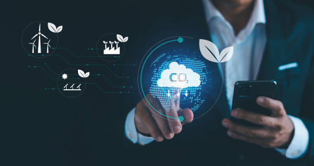 istock CO2 Technology Business technology to reduce carbon dioxide emissions. To limit global warming from the concept of climate change. 1859257381