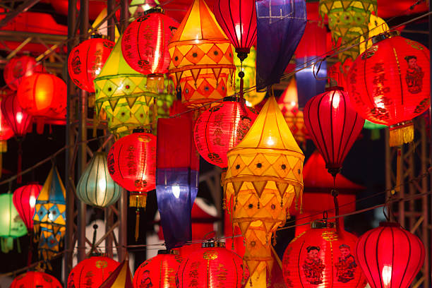istock Asian lanterns in lantern festival 185926544