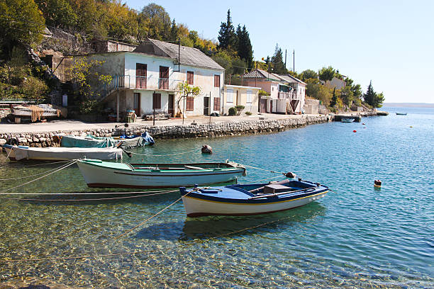 istock Fishing village 185927047