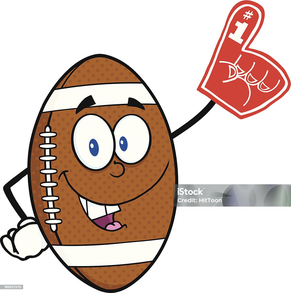 Ilustración de Pelota De Fútbol Americano De Dibujos Animados Mascota Caracteres Con Espuma Dedo y más Vectores Libres de Derechos de Alegre - iStock Ilustración de Pelota De Fútbol Americano De Dibujos Animados Mascota Caracteres Con Espuma Dedo y más Vectores Libres de Derechos de Alegre - iStock