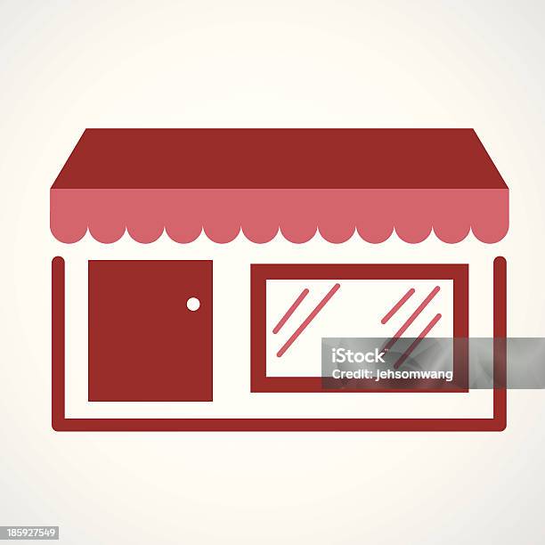 A Vector Design Of A Storefront Stock Illustration - Download Image Now ...