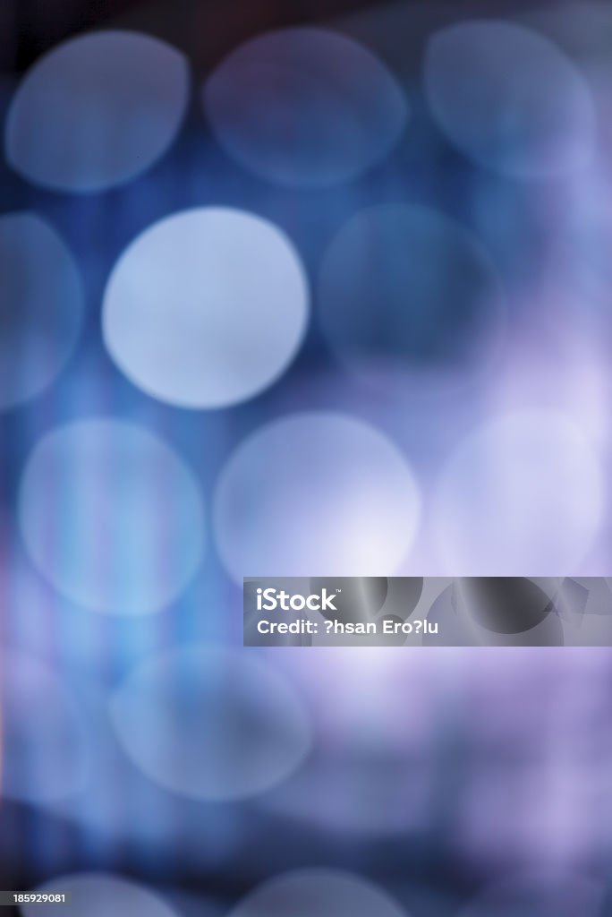 Desenfocado azul luces - Foto de stock de Abstracto libre de derechos