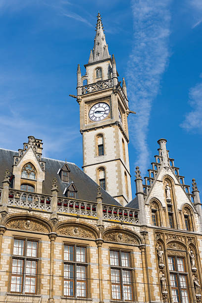 istock Historical buildings in Ghent 185929094