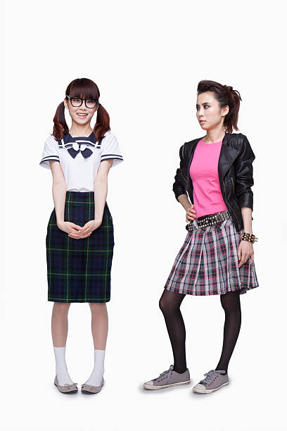 istock Nerd and punk girl 185929175